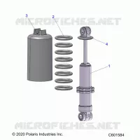 SUSPENSION, CHOQUE FRONTAL TRACK (7045494)