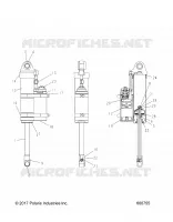 SUSPENSION, SHOCK TRASERO TRACK