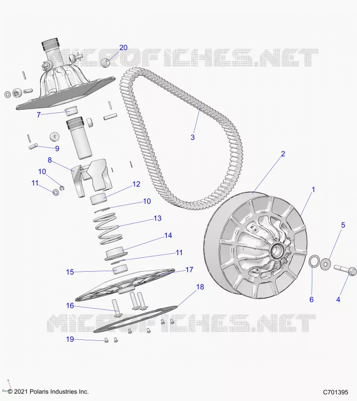 TREN, SECONDARY CLUTCH