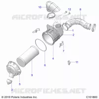 ENGINE, TOMA DE AIRE SYSTEM