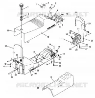 ASIENTO Y TANQUE DE GAS TRAIL 0962761, TRAIL TOURING 0962262, and EUROPEAN TRAIL (4931763176A008)