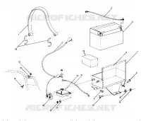 ELECTRIC START COMPONENTS 500 Classic Updated 10/88 (4915411541028A)