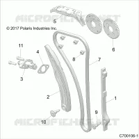 LA CADENA DE LEVAS AND TENSIONER