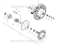 accionado de embrague ASSEMBLY Sportsman 4x4 W958040 (4930403040C002)