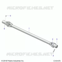 TREN, PROP SHAFT, FRONT