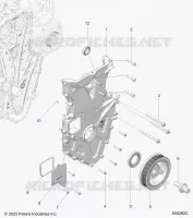 MOTOR, FRONT COVER ASSEMBLY