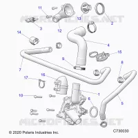MOTOR, WATERPUMP AND BYPASS