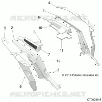 CARROCERÍA POSTERIOR FENDERS AND BEZELS- Z22N4E99NK (C700248-8)