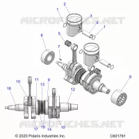 ENGINE, PISTON AND CIGUEÑAL
