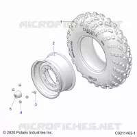RUEDAS, FRONT TIRE