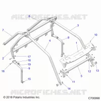 CHASSIS, CAB BASTIDOR