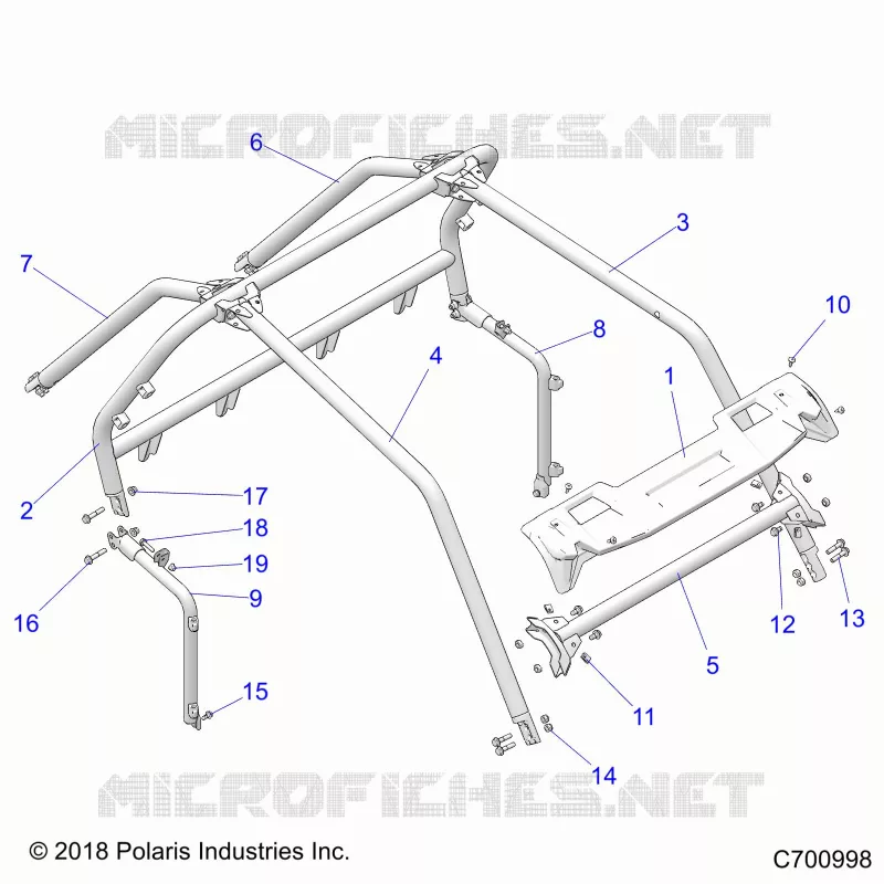 CHASSIS, CAB BASTIDOR