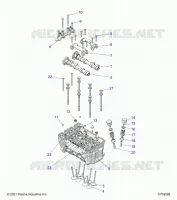 ENGINE, CULATA AND VALVES