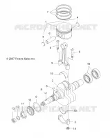 MOTOR, CIGUEÑAL AND PISTÓN