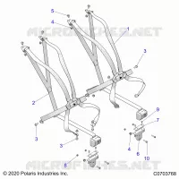 ASIENTO BELT MOUNTING 6 POINT