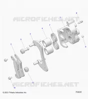 BRAKES, PINZA FRENO TRASEIRA
