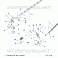 CHASSIS, PROTECCIÃ³N DEL EMBRAGUE, FOOTRESTS, TUNNEL GRIPS