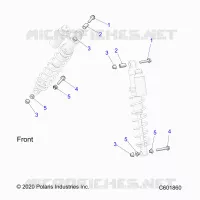 SUSPENSION, MONTAJE DE DESCARGA, IFS