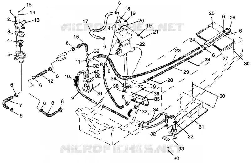 SISTEMA DE REFRIGERACIÓN 600 XCR 0975677, 600 XCR SE H975677 and EUROPEAN 600 XCR SE (4937963796B008)