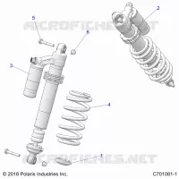 SUSPENSION, CHOQUE FRONTAL MOUNTING