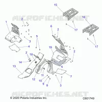 CHASSIS, PROTECCIÃ³N DEL EMBRAGUE AND FOOTRESTS