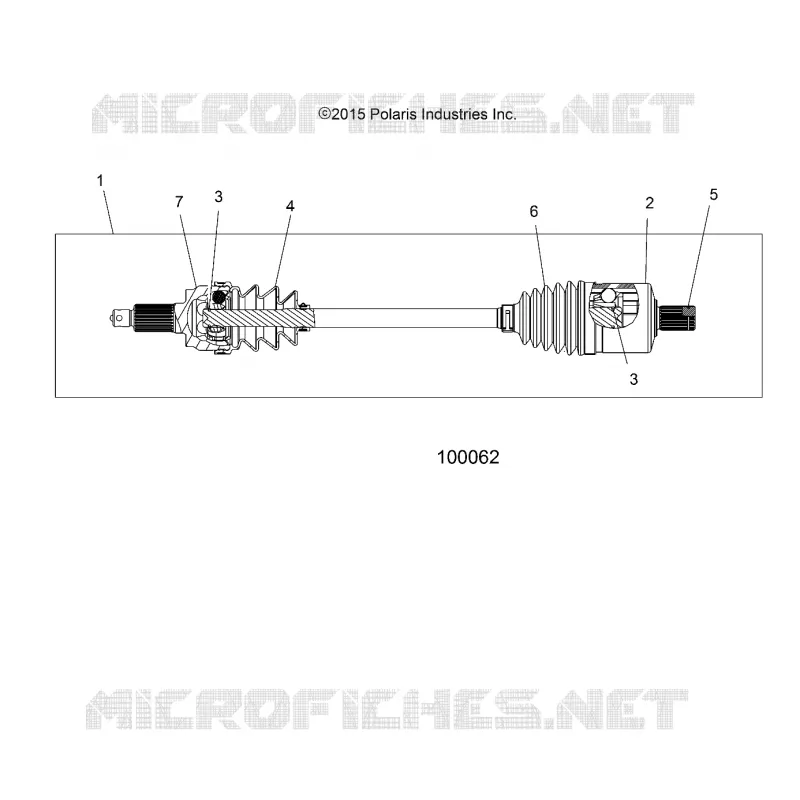 TREN, DRIVE SHAFT, FRONT