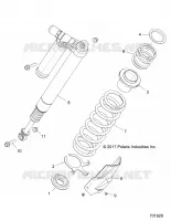 SUSPENSION TRASERA SHOCK MOUNTING