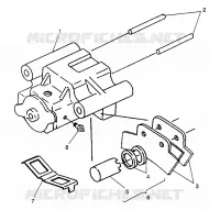 FRENO TRASERO Magnum 6X6 W968744 and Swedish Magnum 6X6 S968744 (4936073607C012)