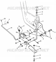 Y PEDAL FRENO DE ESTACIONAMIENTO Swedish Magnum 4x4 S968144 (4936053605C013)
