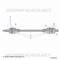 TREN, FRONT HALF SHAFT