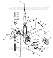 puntal delantero XPLORER 400L W98CC38C (4945414541B004)