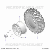 RUEDAS, FRONT TIRE
