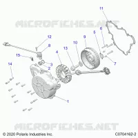ENGINE, STATOR AND FLYRUEDA