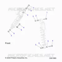 SUSPENSION, MONTAJE DE DESCARGA, IFS