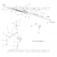 MOTOR, CARBURADOR MOUNTING AND GASOLINA LINES