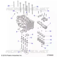 ENGINE, CULATA AND VALVES