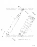 SUSPENSION TRASERA SHOCK MOUNTING