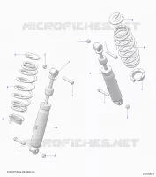 SUSPENSION TRASERA SHOCK AND MOUNTING