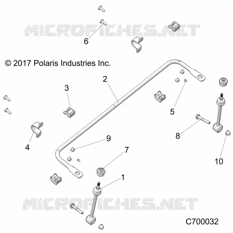 SUSPENSION, FRONT BARRA ESTABILIZADORA- R21RRK99A9/AP/AW/B9/BP/BW (C700032)