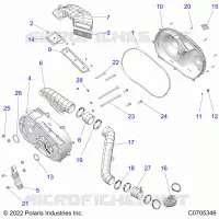 TREN, CLUTCH COVER AND DUCTING