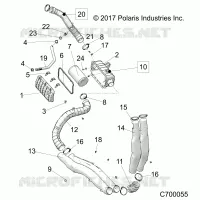 ENGINE, TOMA DE AIRE SYSTEM