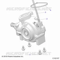 TREN, FRONT GEARCASE, MOUNTING