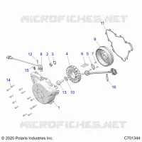 ENGINE, STATOR AND FLYRUEDA