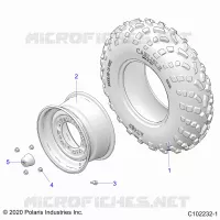 RUEDAS, FRONT TIRE
