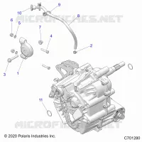 TREN, MAIN GEARCASE MOUNTING