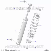 SUSPENSION, SHOCK TRASERO