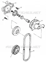 BOMBA DE AGUA XLT TOURING 0973357 and EUROPEAN XLT TOURING E973357 (4937723772C010)