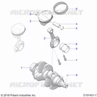 ENGINE, CIGUEÑAL AND PISTON