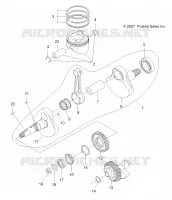 MOTOR, CIGUEÑAL AND PISTÓN