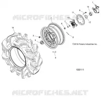 RUEDAS, FRONT AND HUB